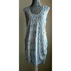 Soft Joie Pankaj Printed Tie-Waist Dress Pima Cotton - Size M - NWT